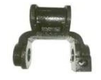 FRONT SPRING SHACKLE (BRONZE BUSH) Without EAR 1312 -N.M